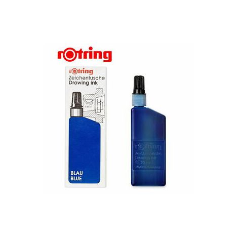 Tusz butelkowany rOtring Isograph 23ml, niebieski
